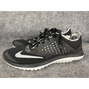 Nike Free 5.0 Shoes Mens Size 11.5 Black White Running Lightweight 704914-010